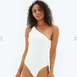 NWOT Summersalt SideStroke White One Piece